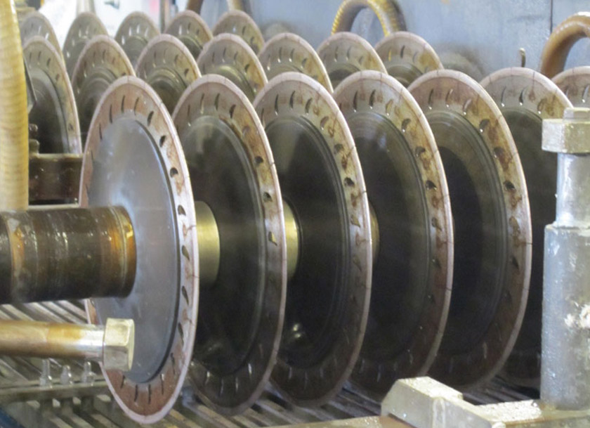 Multi blade cutting